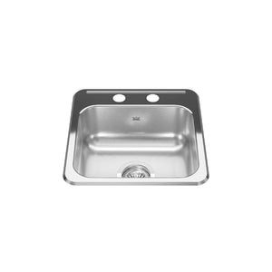 Reginox Drop In Stainless Steel Hospitality Sink, RSL1515 Sink Kindred 2  