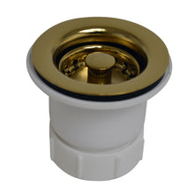 Load image into Gallery viewer, Whitehaus 2&quot;&quot; Basket strainer Basket Strainer Whitehaus Polished Brass  