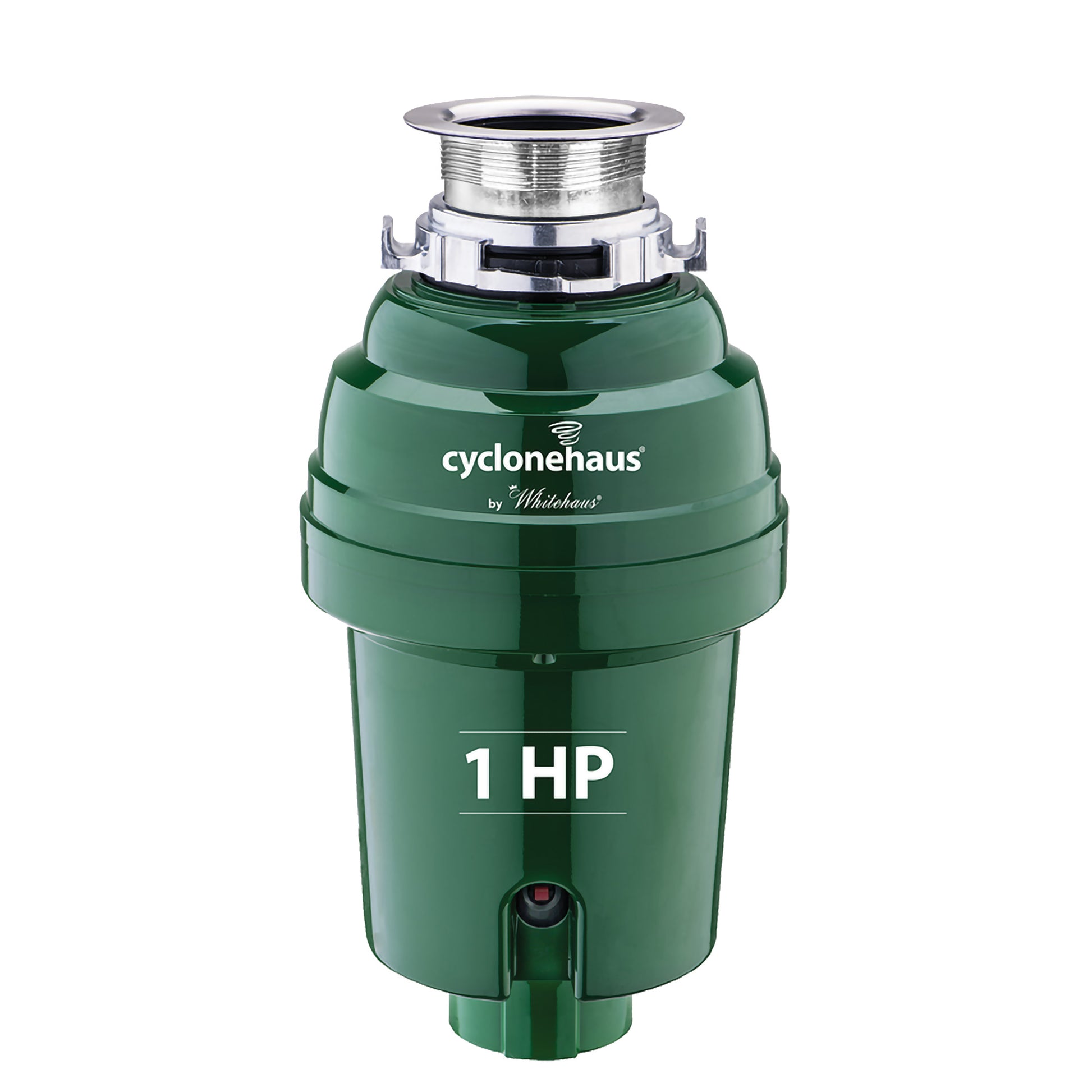 Whitehaus Cyclonehaus 2500 RPM 1 HP Garbage Disposal with Flange in Chrome - WH007