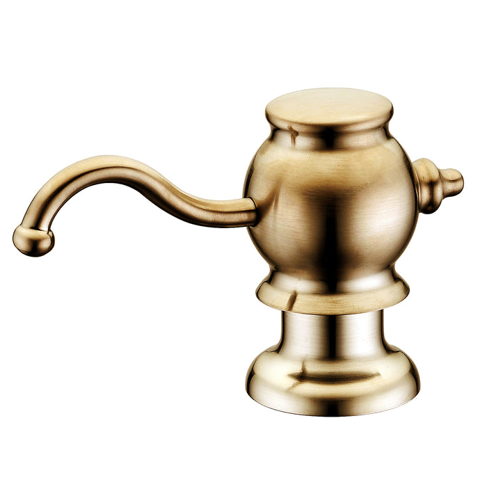 Whitehaus Solid Brass Soap/Lotion Dispenser Soap Dispenser Whitehaus Antique Brass  