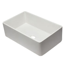 Load image into Gallery viewer, ALFI brand 33&quot; Reversible Single Fireclay Farmhouse Kitchen Sink Kitchen Sink ALFI brand White  