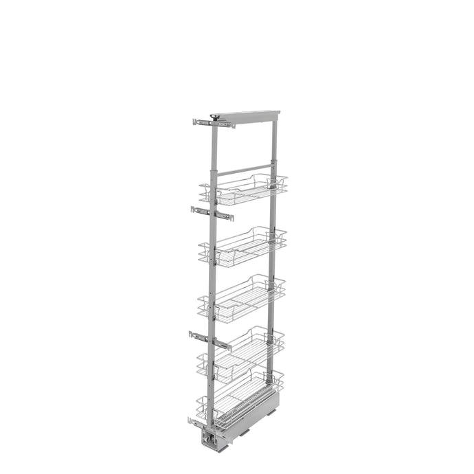 Rev-A-Shelf - Adjustable Pantry System for Tall Pantry Cabinets - 5758-08-CR-1  Rev-A-Shelf 8.25 inches  