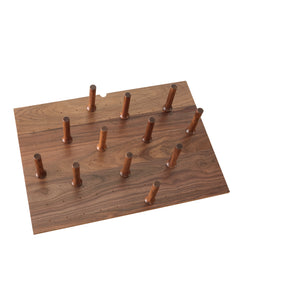 Rev-A-Shelf - Walnut Trim to Fit Drawer Peg Board Insert with Wooden Pegs - 4DPS-WN-3021  Rev-A-Shelf Walnut 30.25 