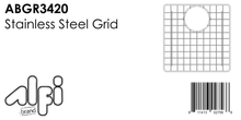 Load image into Gallery viewer, ALFI brand ABGR3420 Stainless Steel Grid for AB3420DI and AB3420UM Grid ALFI brand   