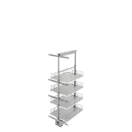 Rev-A-Shelf - Adjustable Solid Surface Pantry System for Tall Pantry Cabinets - 5343-16-GR