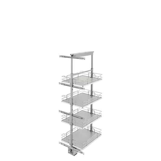 Rev-A-Shelf - Adjustable Solid Surface Pantry System for Tall Pantry Cabinets - 5350-16-GR