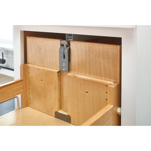Rev-A-Shelf - Wood Tall Cabinet Pullout Pantry Organizer w/ Soft-Close - 448-TPF58-8-1  Rev-A-Shelf   