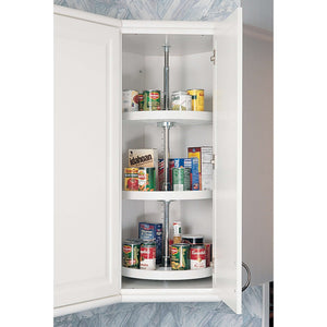 Rev-A-Shelf - Polymer Full-Circle 3-Shelf Lazy Susans for 38" H Corner Wall Cabinets - 6073-20-15-536  Rev-A-Shelf   