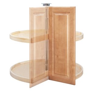 Rev-A-Shelf - Wood Pie Cut Lazy Susan Shelf for Corner Base Cabinets - 4WLS901-31-52  Rev-A-Shelf   