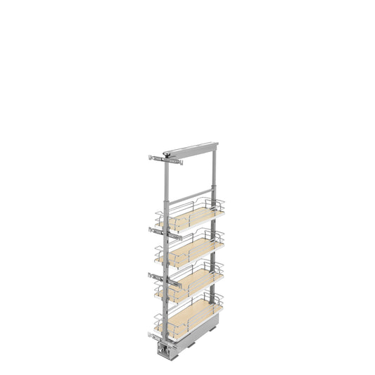 Rev-A-Shelf - Adjustable Solid Surface Pantry System for Tall Pantry Cabinets - 5343-08-MP