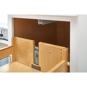 Rev-A-Shelf - Wood Tall Cabinet Pullout Pantry Organizer w/ Soft-Close - 448-TPF58-5-1  Rev-A-Shelf   