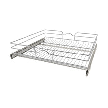 Load image into Gallery viewer, Rev-A-Shelf - Single Tier Bottom Mount Pull Out Steel Wire Organizer - 5WB1-2422CR-1  Rev-A-Shelf 23.5 inches  