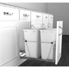 Load image into Gallery viewer, Rev-A-Shelf - Chrome Steel Pull Out Waste/Trash Containers - RV-15KD-18C S  Rev-A-Shelf   