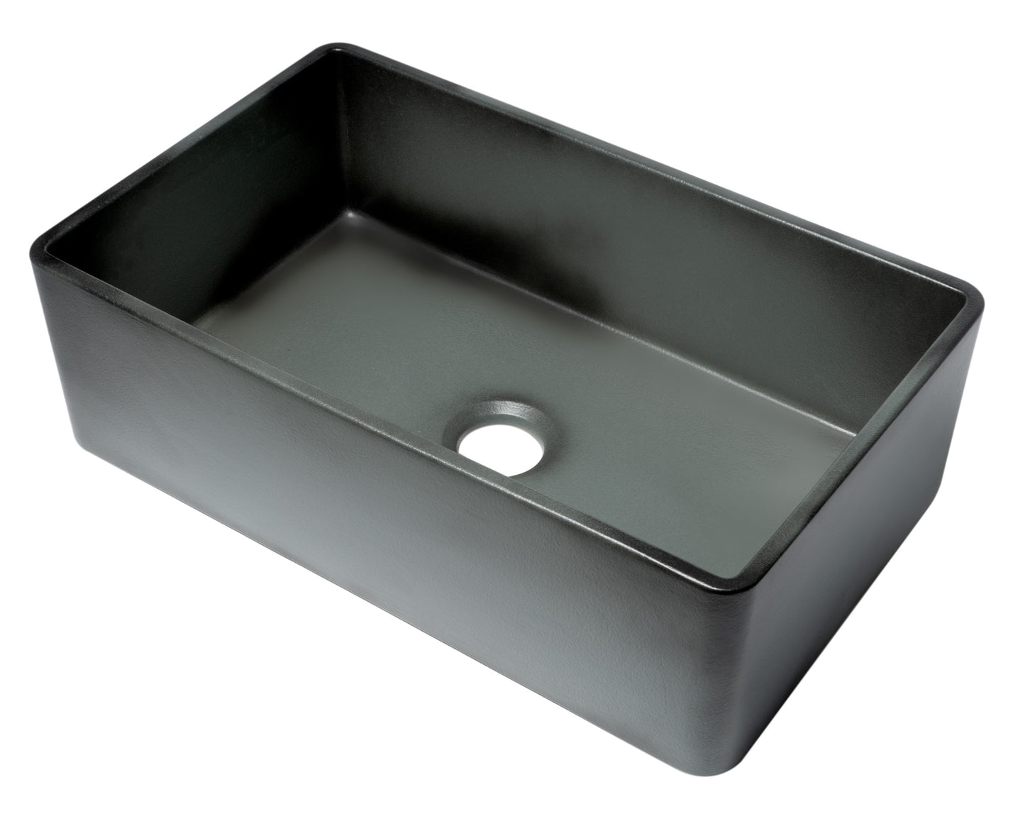 Alfi brand ABCO3320SB Concrete 33 inch Reversible Single Fireclay Farmhouse Kitchen Sink Kitchen Sink ALFI brand   