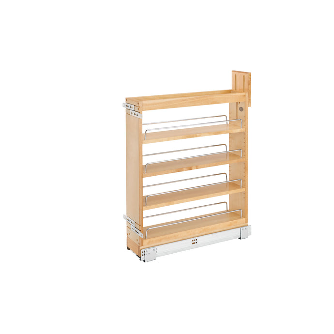 Rev-A-Shelf - Wood Base Cabinet Pull Out Organizer w/Soft Close and Servo Drive System - 448-BCSCSD-5C  Rev-A-Shelf 6 inches  