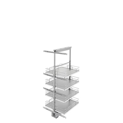 Rev-A-Shelf - Adjustable Solid Surface Pantry System for Tall Pantry Cabinets - 5343-19-GR