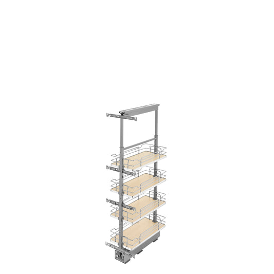Rev-A-Shelf - Adjustable Solid Surface Pantry System for Tall Pantry Cabinets - 5343-10-MP