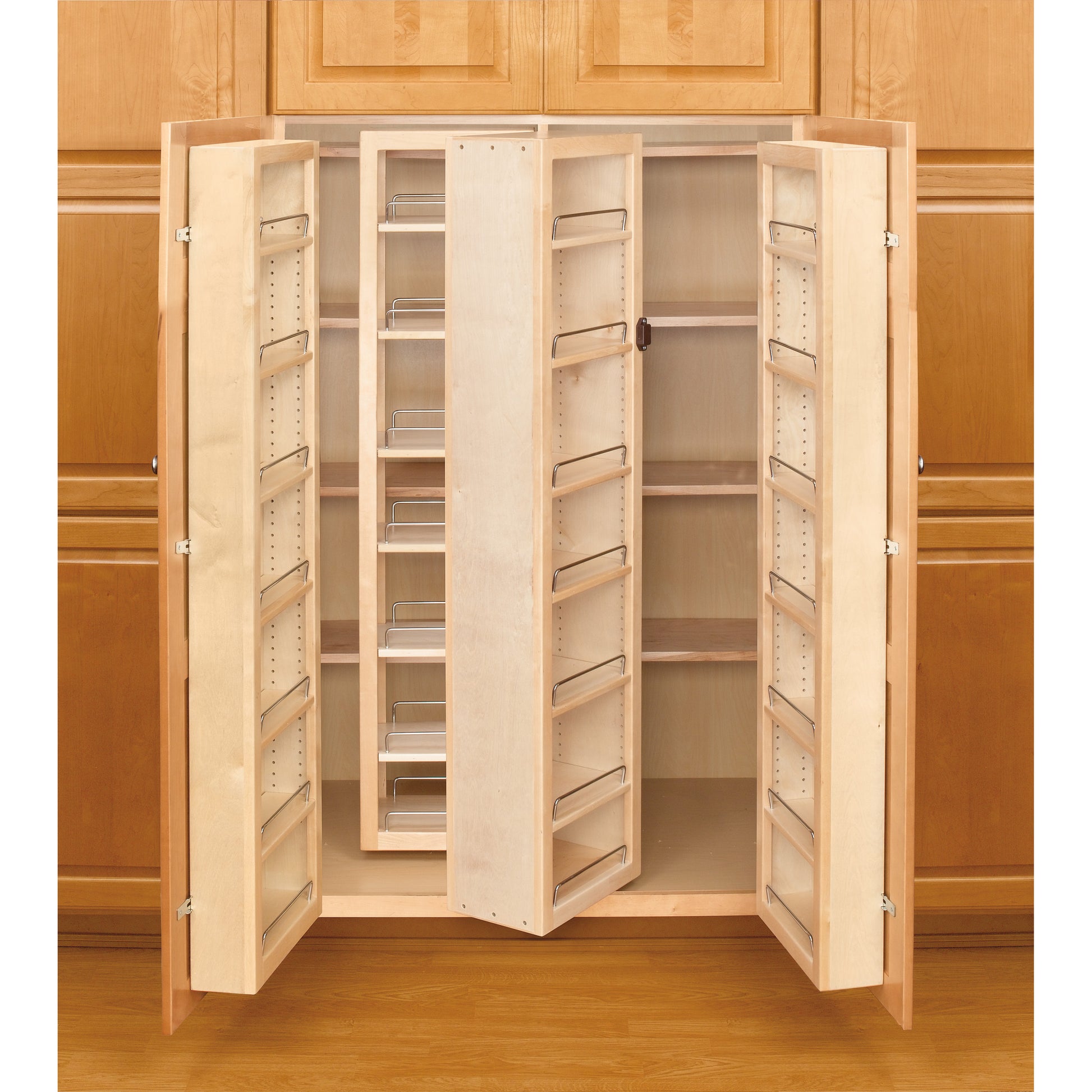 Rev-A-Shelf - Wood Swing Out Pantry Cabinet Organizer Kit - 4WP18-45-KIT