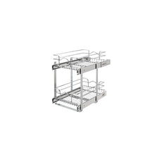 Load image into Gallery viewer, Rev-A-Shelf - Two-Tier Bottom Mount Pull Out Steel Wire Organizer - 5WB2-1218CR-1  Rev-A-Shelf 11.75 inches  