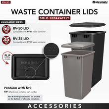 Load image into Gallery viewer, Rev-A-Shelf - Tandem Pull Out Waste/Trash Container w/Soft Close - TWCSC-1850DM-2  Rev-A-Shelf   