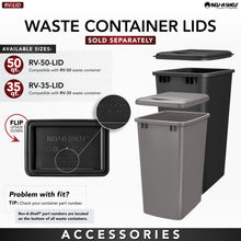 Load image into Gallery viewer, Rev-A-Shelf - Steel Bottom Mount Double Pull Out Waste/Trash Container w/Soft Close - 53WC-1835SCDM-213  Rev-A-Shelf   