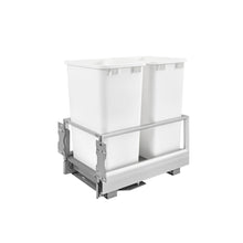 Load image into Gallery viewer, Rev-A-Shelf - Aluminum Pull Out Trash/Waste Container for Full Height Cabinet with Soft Open/Close - 5149-2150DM-211  Rev-A-Shelf 50 qt. (12.5 gal) 15.75 inches 