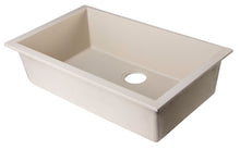 Load image into Gallery viewer, Alfi brand AB3020UM 30&quot; Undermount Single Bowl Granite Composite Kitchen Sink Kitchen Sink ALFI brand   