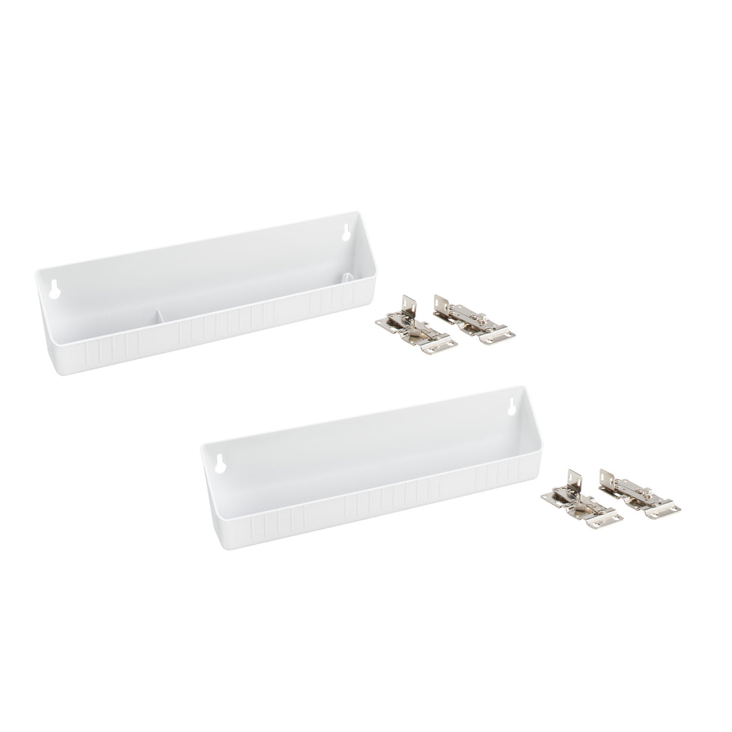 Rev-A-Shelf - Polymer Tip-Out Trays for Sink Base Cabinets - LD-6572-14-11-1  Rev-A-Shelf White 14 inches 