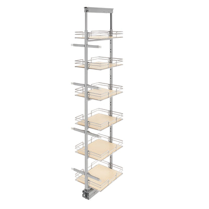 Rev-A-Shelf - Adjustable Solid Surface Pantry System for Tall Pantry Cabinets - 5273-14-MP