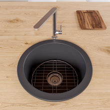 Load image into Gallery viewer, Alfi Brand Round 18&quot; x 18&quot; Undermount / Drop In Fireclay Prep Sink Kitchen Sink ALFI brand   