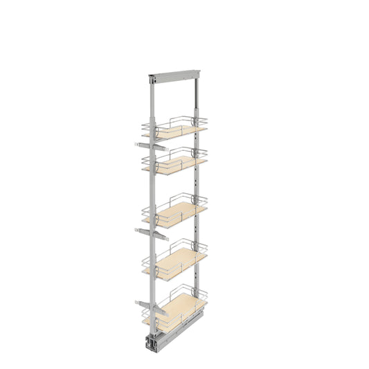 Rev-A-Shelf - Adjustable Solid Surface Pantry System for Tall Pantry Cabinets - 5258-09-MP