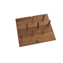 Load image into Gallery viewer, Rev-A-Shelf - Walnut Trim to Fit Drawer Peg Board Insert with Wooden Pegs - 4DPS-WN-2421  Rev-A-Shelf Walnut 24.25 inches 