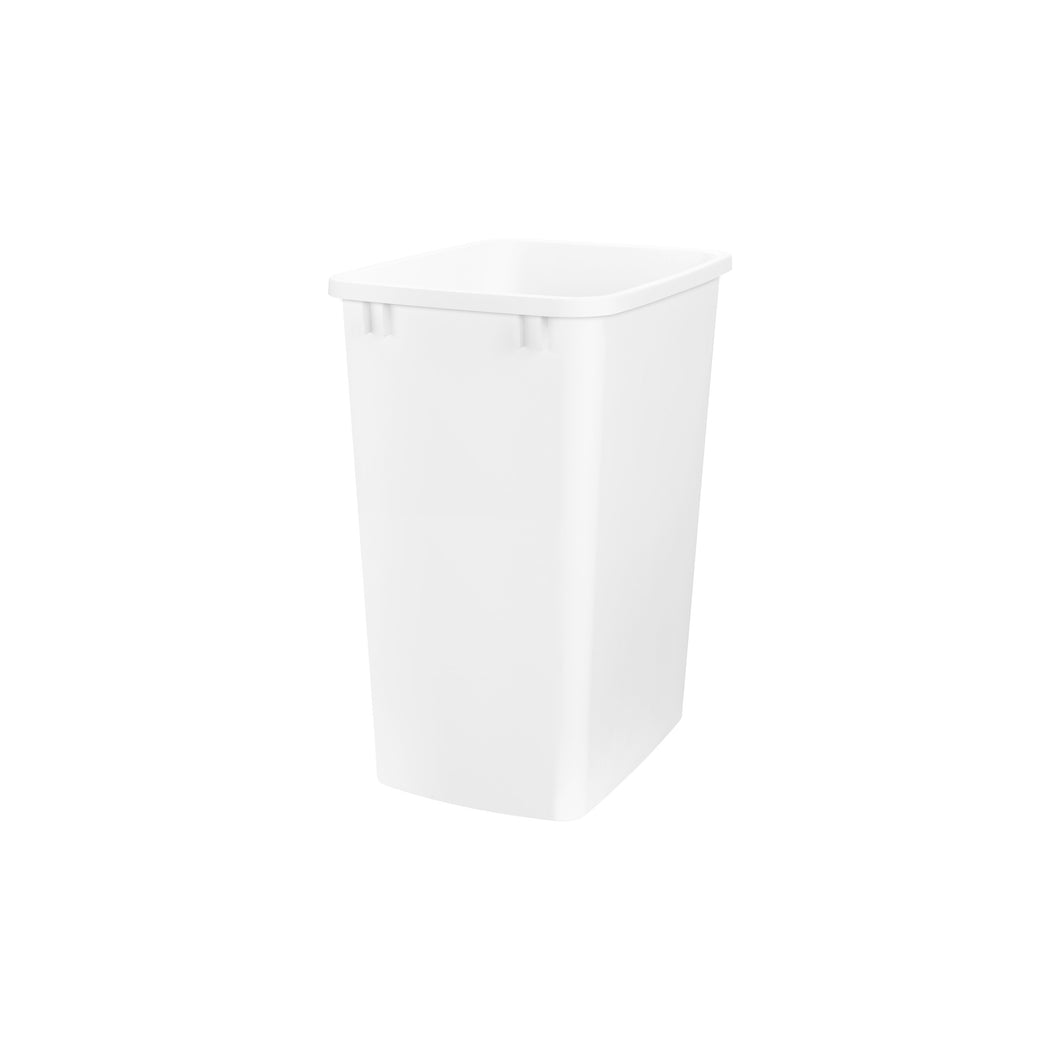 Rev-A-Shelf - Polymer Replacement 35qt Waste/Trash Container for Rev-A-Shelf Pull Outs - RV-35-52  Rev-A-Shelf White  