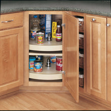 Load image into Gallery viewer, Rev-A-Shelf - Polymer Full Circle 1-Shelf Lazy Susan w/Bottom Mount Rotating Post for Corner Wall Cabinets - 6621-20-11-52  Rev-A-Shelf   