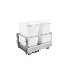 Load image into Gallery viewer, Rev-A-Shelf - Aluminum Pull Out Trash/Waste Container with Soft Open/Close - 5149-18DM-211  Rev-A-Shelf 35 qt. (8.75 gal) 14.5 inches 