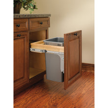 Load image into Gallery viewer, Rev-A-Shelf - Wood Top Mount Pull Out Single Trash/Waste Container with Reduced Depth - 4WCTM-1816DM-1  Rev-A-Shelf   