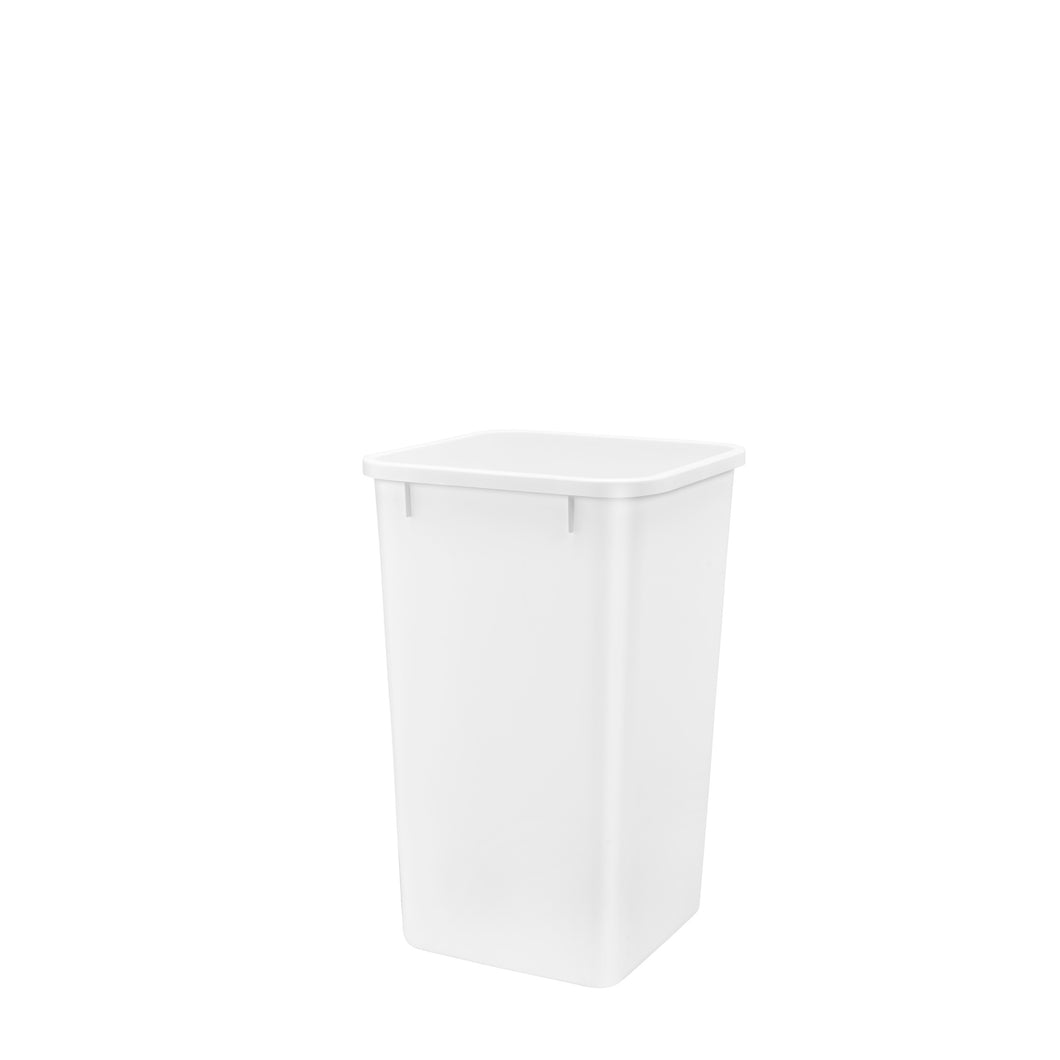 Rev-A-Shelf - Polymer Replacement 27qt Waste/Trash Container for Rev-A-Shelf Pull Outs - RV-1024-52  Rev-A-Shelf White  