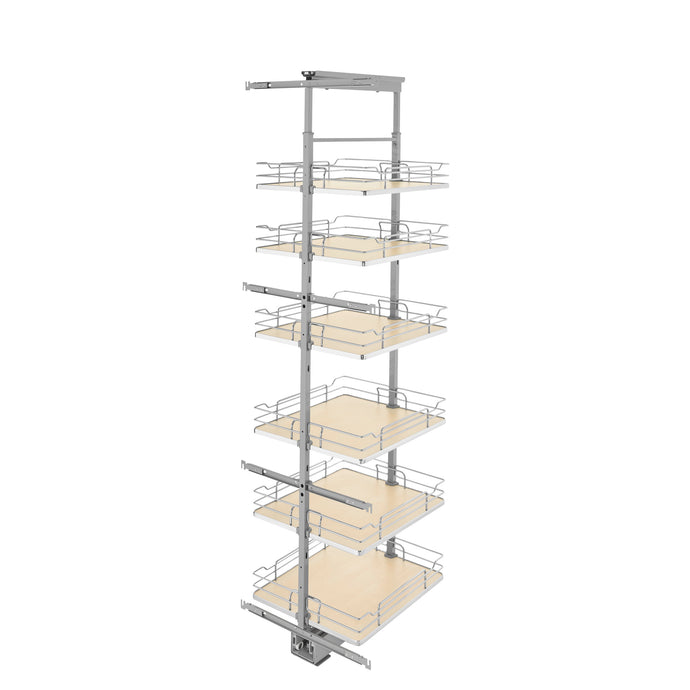 Rev-A-Shelf - Adjustable Solid Surface Pantry System for Tall Pantry Cabinets - 5373-19-MP  Rev-A-Shelf 19.25 inches  