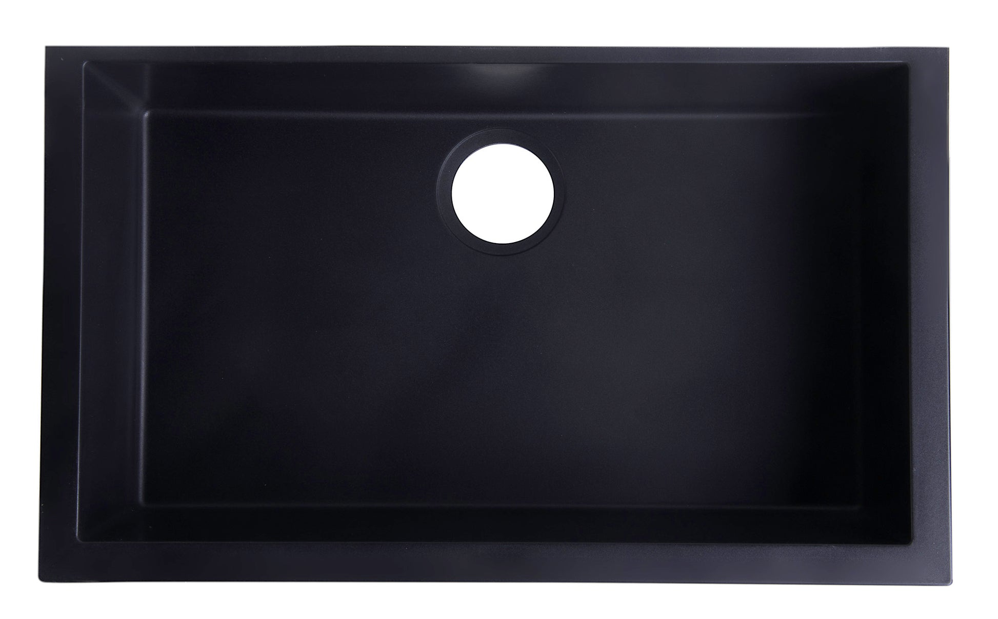 Alfi brand AB3020UM 30" Undermount Single Bowl Granite Composite Kitchen Sink