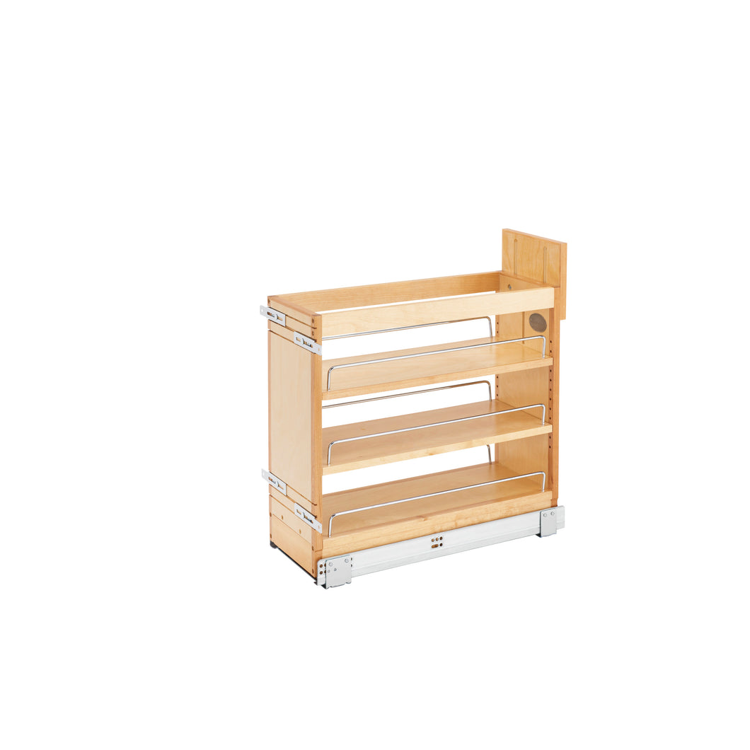 Rev-A-Shelf - Wood Door/Drawer Base Cabinet Pull Out Organizer w/Soft Close - 448-BDDSC-8C  Rev-A-Shelf 8.75 inches  