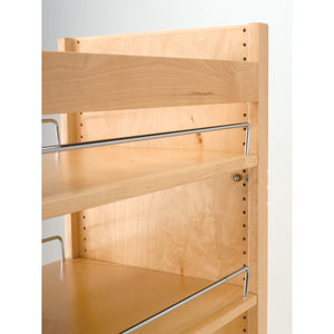 Rev-A-Shelf - Wood Tall Cabinet Pull Out Pantry Organizer w/Soft Close - 448-TP58-14-1  Rev-A-Shelf   