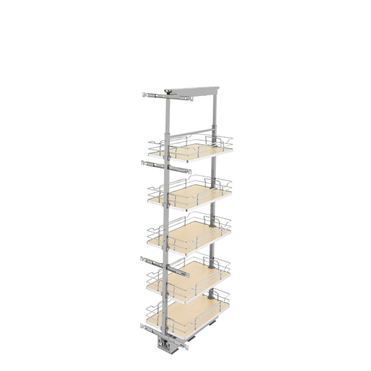 Rev-A-Shelf - Adjustable Solid Surface Pantry System for Tall Pantry Cabinets - 5350-13-MP