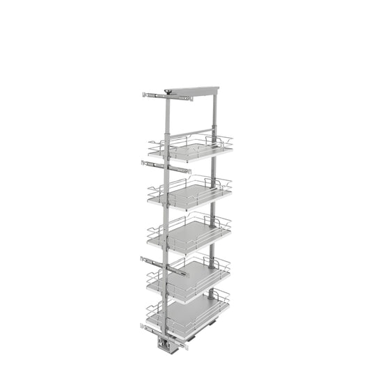 Rev-A-Shelf - Adjustable Solid Surface Pantry System for Tall Pantry Cabinets - 5350-13-GR