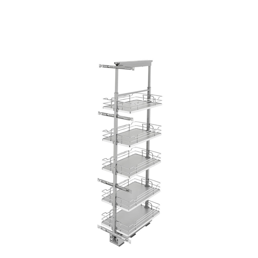 Rev-A-Shelf - Adjustable Solid Surface Pantry System for Tall Pantry Cabinets - 5350-13-GR  Rev-A-Shelf 13.25 inches  