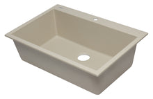 Load image into Gallery viewer, Alfi brand AB3322DI 33&quot; Single Bowl Drop In Granite Composite Kitchen Sink Kitchen Sink ALFI brand   