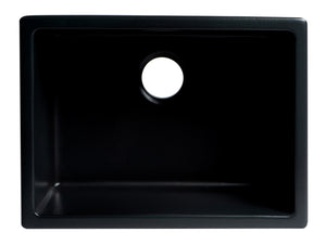 Alfi Brand 24" x 18" Fireclay Dual Undermount / Drop In Kitchen Sink Kitchen Sink ALFI brand   
