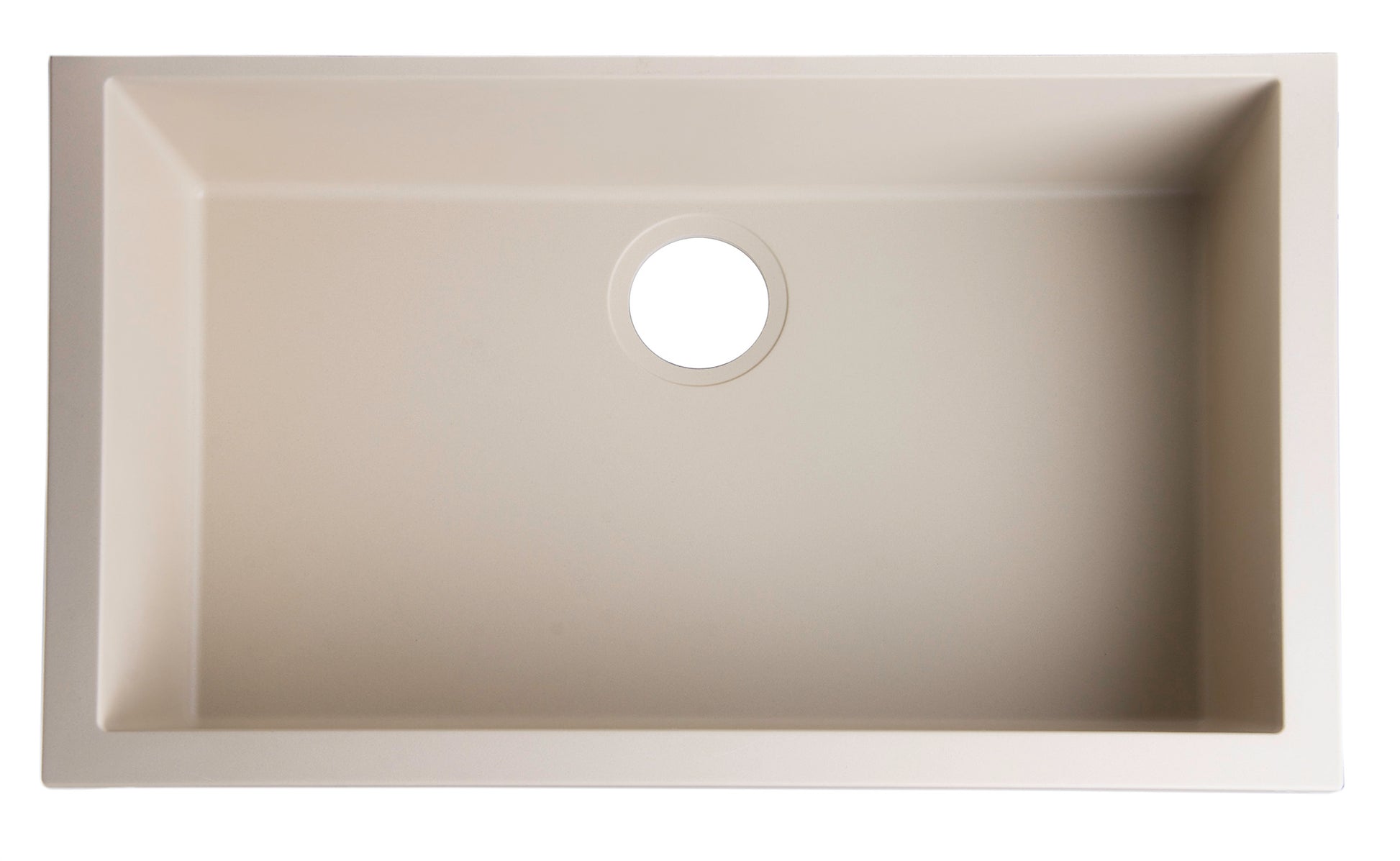 Alfi brand AB3020UM 30" Undermount Single Bowl Granite Composite Kitchen Sink