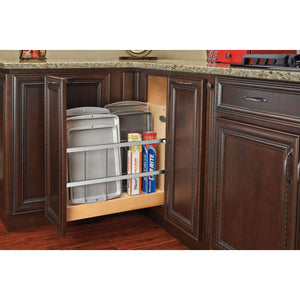 Rev-A-Shelf - Wood Bakeware Pull Out Organizer w/Soft Close - 447-BCSC-8C  Rev-A-Shelf   