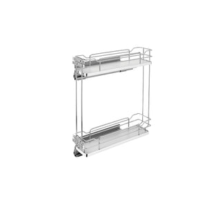 Rev-A-Shelf - Two-Tier Sold Surface Pull Out Organizers w/Soft Close - 5322-BCSC-5-GR  Rev-A-Shelf 5 inches  
