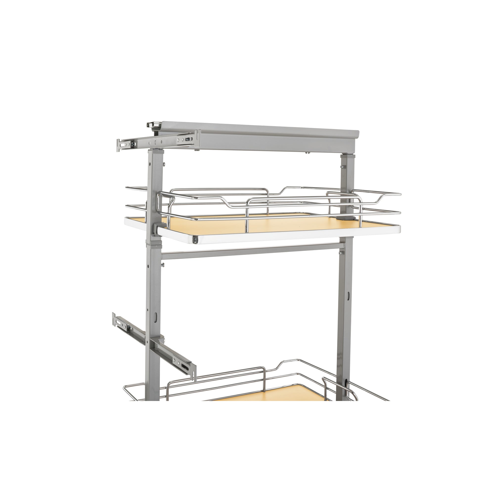 Rev-A-Shelf - Adjustable Solid Surface Pantry System for Tall Pantry Cabinets - 5343-08-GR